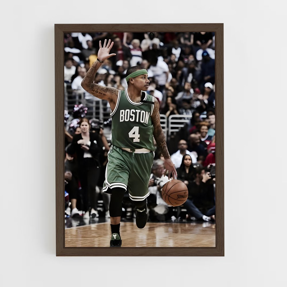 Poster Isiah en Action – affiche Basketball (vue 5)
